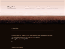 Tablet Screenshot of elliotekj.com